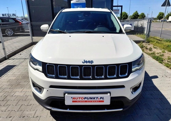 Jeep Compass cena 95900 przebieg: 119964, rok produkcji 2019 z Zielona Góra małe 211